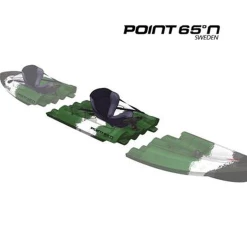 Sortie ???? Kayak Point65°n Tequila Angler Supp Section Supplémentaire Pour Kayak Tequila Angler - Camo VERT ✔️