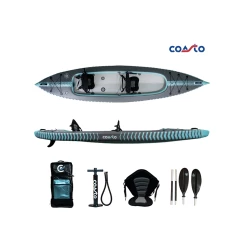 Top 10 ???? Coasto Kayak Gonflable Coasto Capitole 2p 426x90 Cm - 100% Haute Pression ????