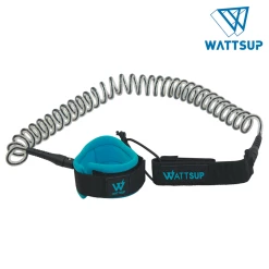 Sortie ???? Wattsup Leash Coiled Torsadé Wattsup Pour Sup/surf 10' ????